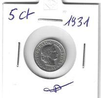 Monnaie Suisse: 0.05 Fr 1931