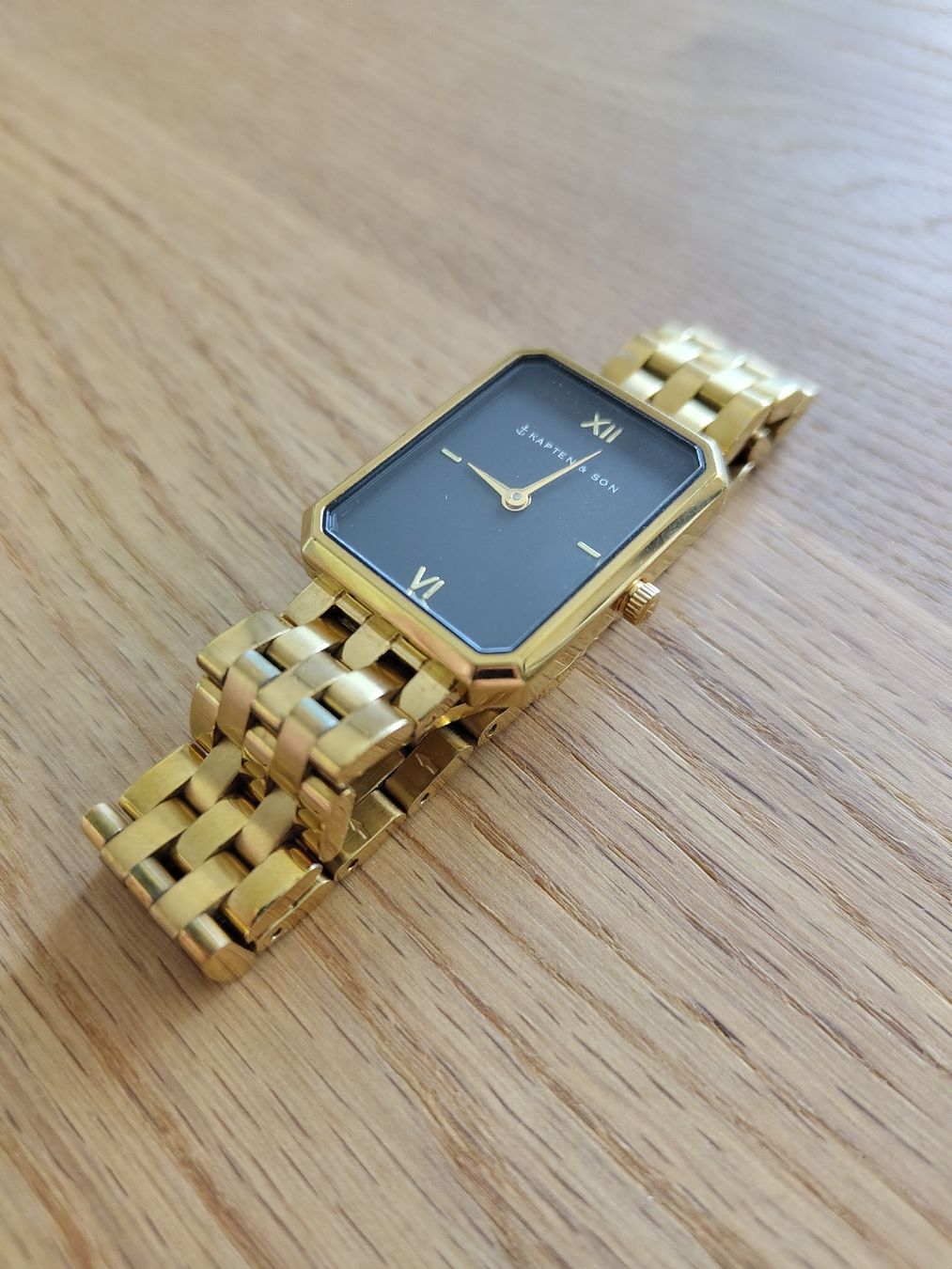 Kapten & Son Orologi: Uhr Grace Gold Black Steel – Usato da Münsingen venduto da Celina24 2