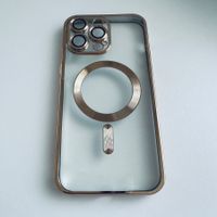 Schutzhülle Cover Gold mit Kamera Schutz für iPhone 14 Pro