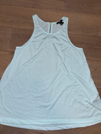H&M Top Gr. S Sommer Tank Top Shirt Rückenreißverschlu