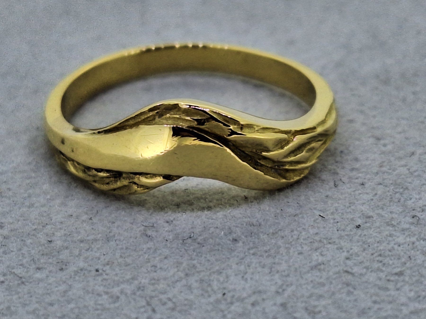 Anelli: Hochwertiger Ring in 750 Gelbgold – Usato da Unterägeri venduto da Altgoldschmuck 1
