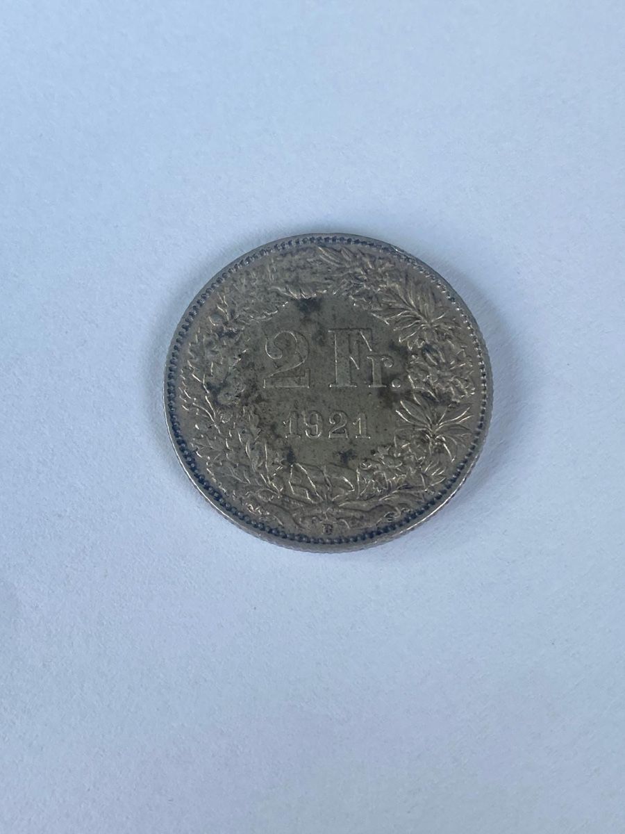 Tutti le monete: 2 CHF Stück 1921 – Usato da Obbürgen venduto da bugi6868