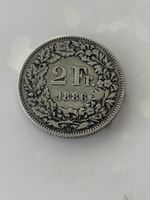 2 Franken 1886  Rar