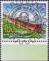 2012, Nr.1416 "Jungfraubahn" mit ET-Voll-Stempel +TAB