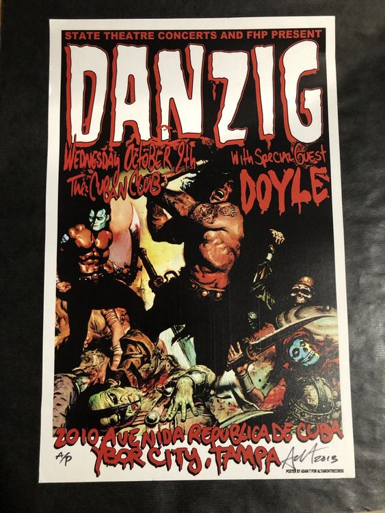 Danzig poster / original / punk / heavy metal / misfits | Kaufen auf ...