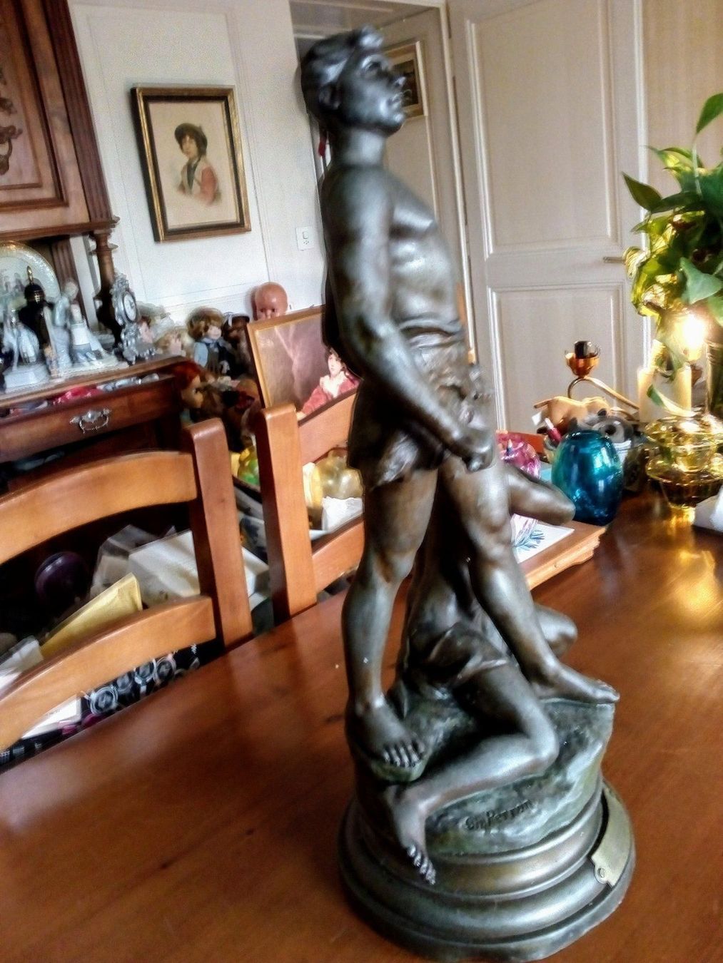 Sculture & Statue: SCULPTURE "MEDAILLE AU SALON"  CH.PERRON – Usato da L'Auberson venduto da VR4Z1990A 7