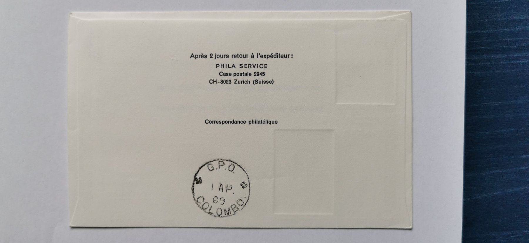 Tous les timbres: Flugbrief 1969 – Neuf (Voir description) à Aadorf par Chnorli-Furz 1