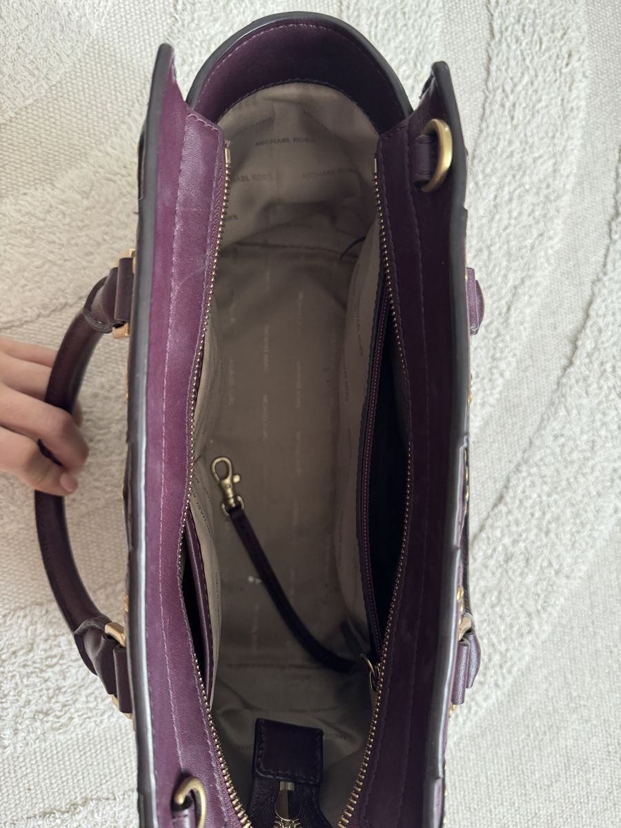 Michael Kors Borse da donna: Michael kors burgundy leather bag – Usato da Zürich venduto da Lovelyperfumes 3