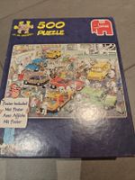 Jan van Haasteren Puzzle, 500 Teile, Jumbo, mit Poster