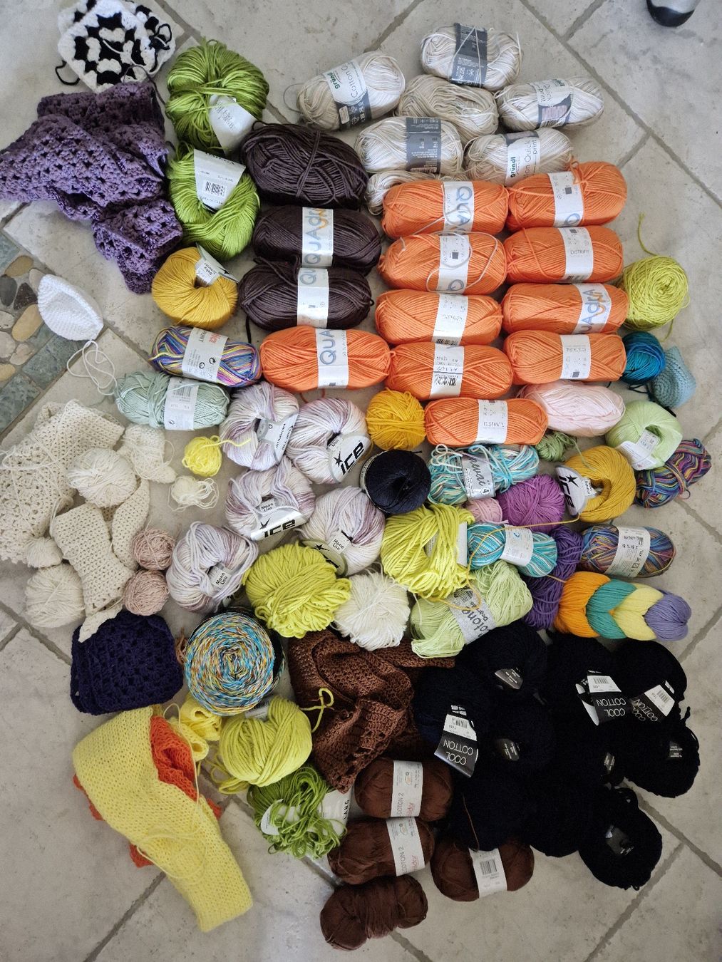 Lana: lot de pelotes de coton – Nuovo (secondo la descrizione) da Bulle venduto da nora169