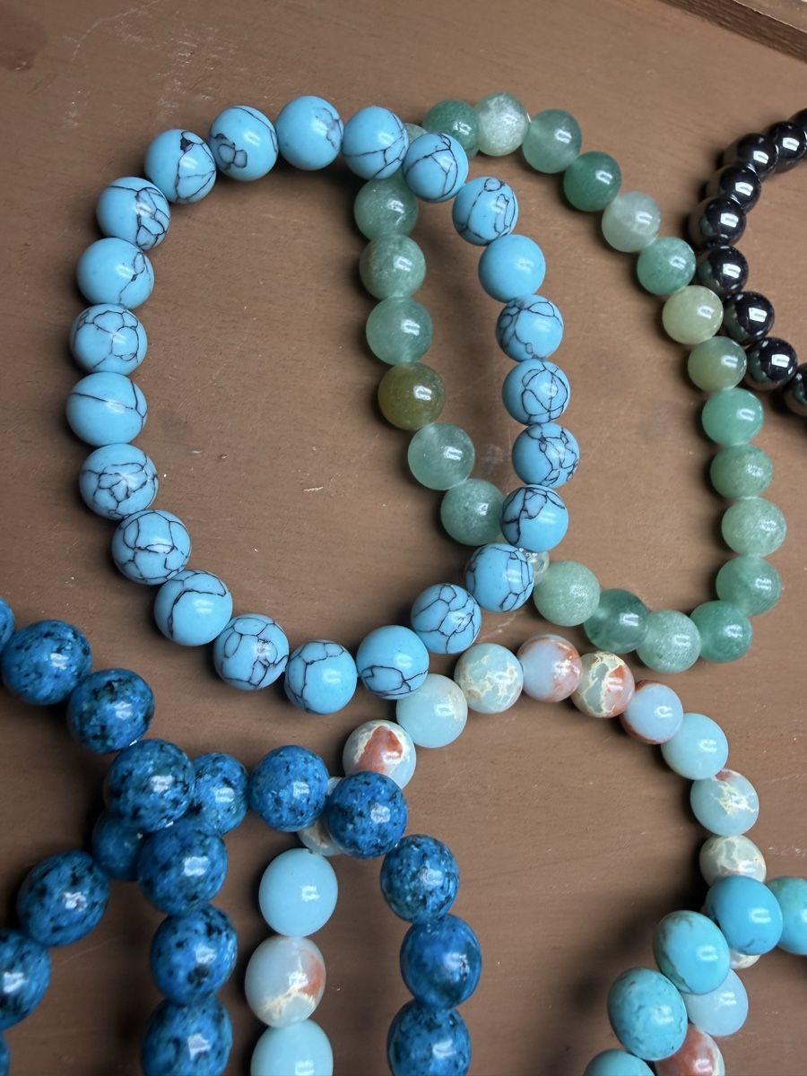 Armbänder & -reifen: Stretch Bracelets Gemstone Assortment Set of 9 pcs – Neu und originalverpackt aus Wald ZH von Carloiten 2