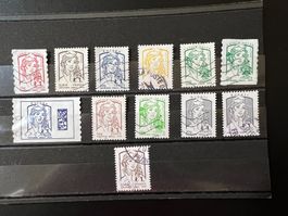 Lot 12 Mariannes de Ciappa Oblitérées