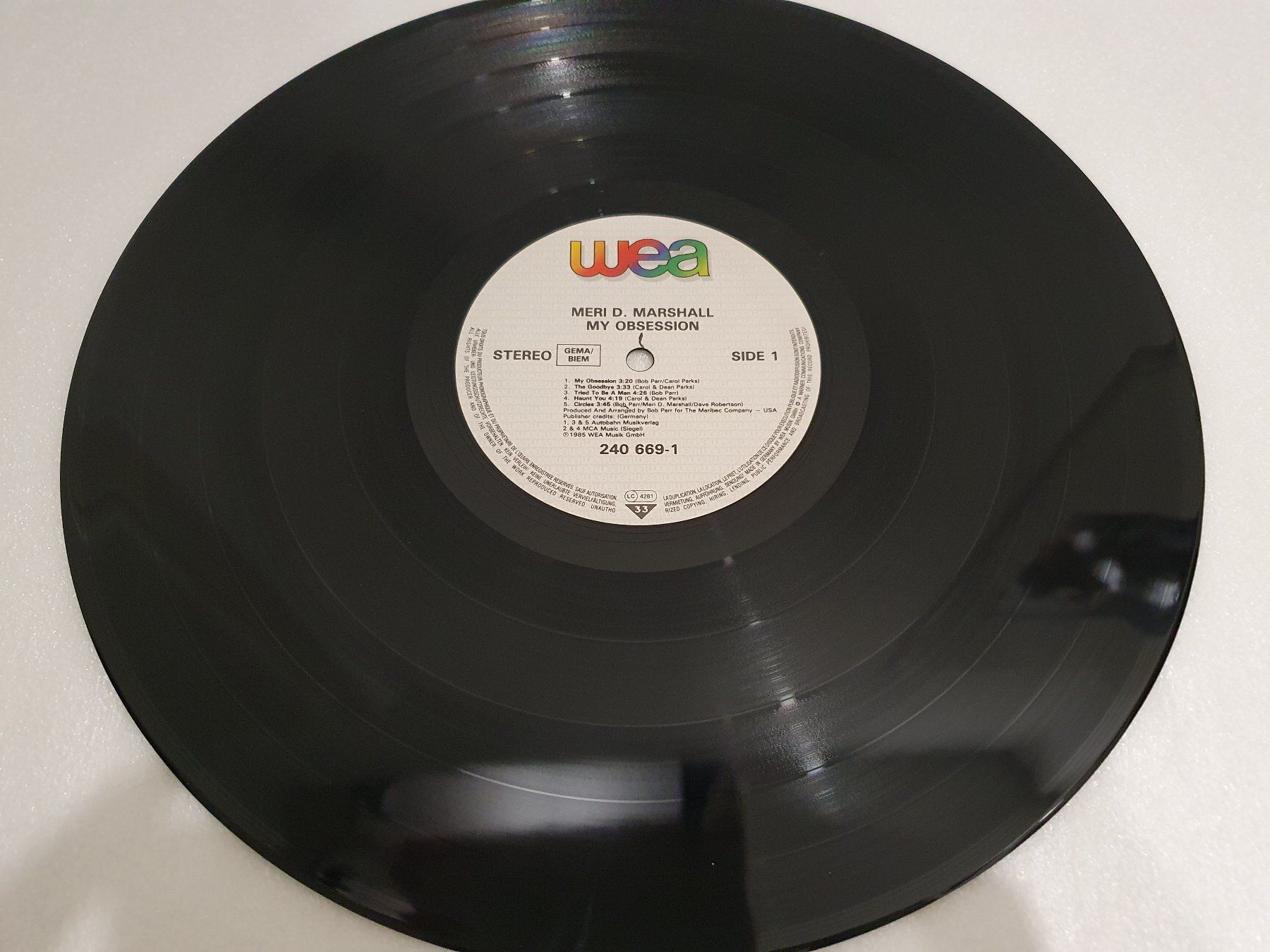 Dischi in vinile: Meri D. Marshall – My Obsession – Usato da Uster venduto da Vinyl-Leidenschaft 3