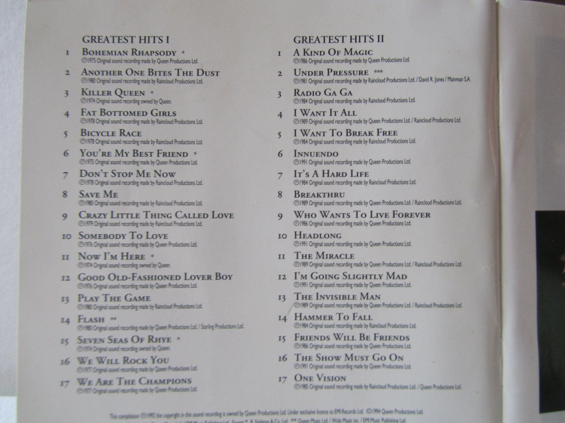 CD: CD Queen, Greatest Hits, Doppel-CD – Usato da Weiningen ZH venduto da dietsch57 3