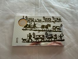 Schweizer Münzsatz 2015  Polierte Platte