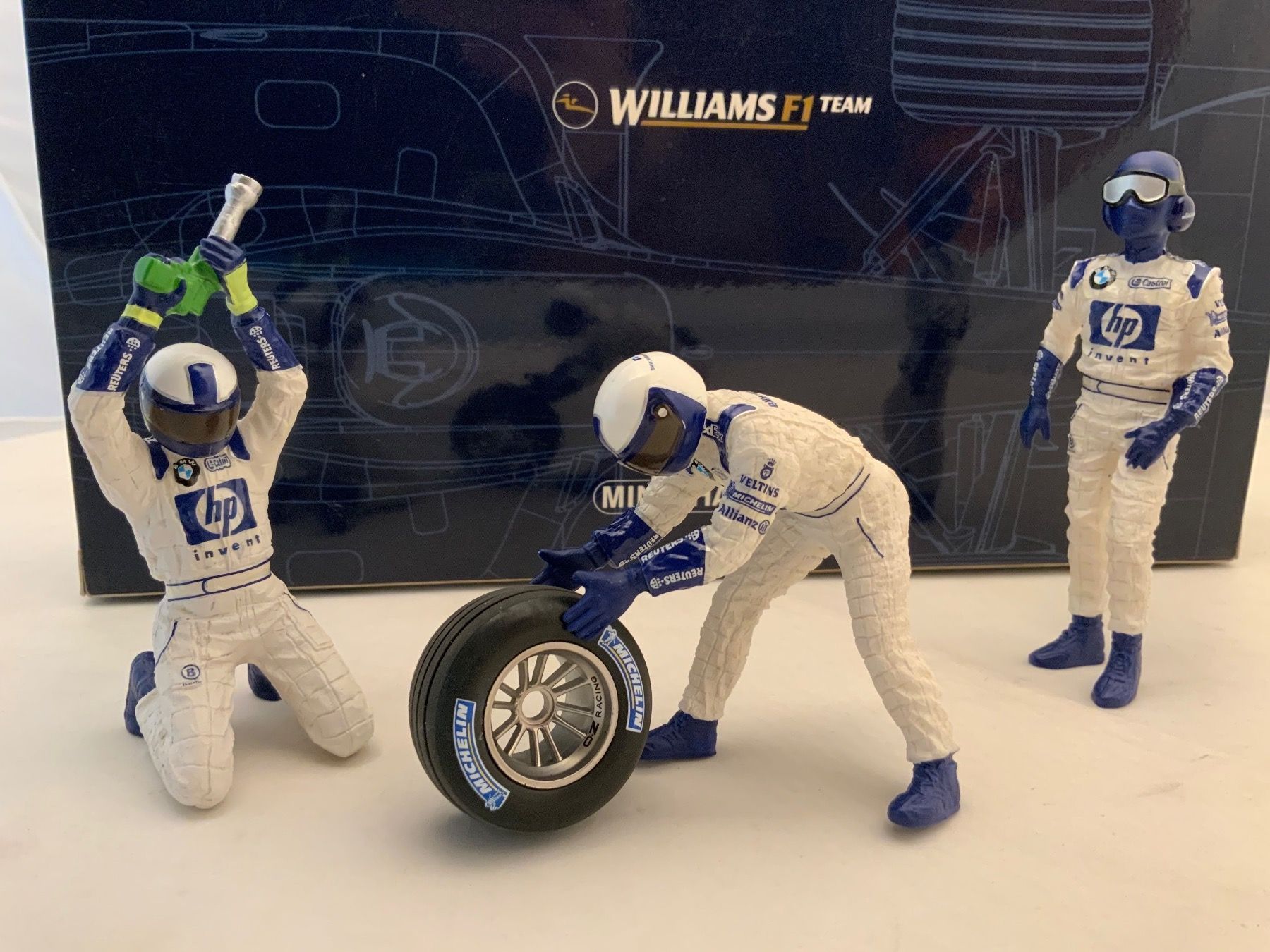 Statuette: Figuren Set Formula 1, Team Williams, Massstab 1:18 – Nuovo e nell'imballaggio originale da Erlenbach im Simmental venduto da Model_box 1