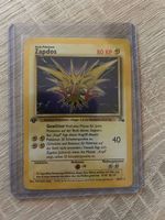 Pokemon Zapdos 1. Edition Deutsch Fossil