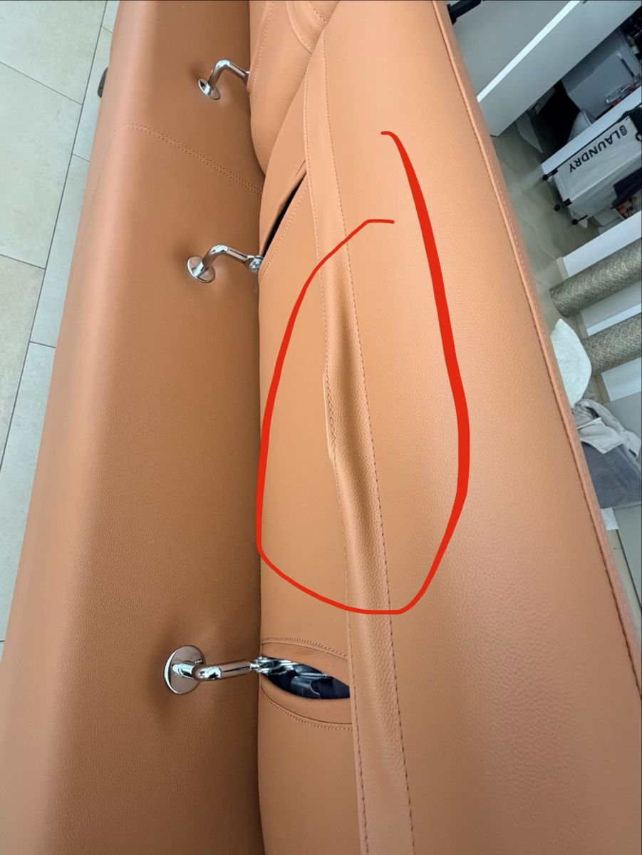Sofas: Sofa 3-Sitzer NARWIK Echtleder Goldbraun – Neu (gemäss Beschreibung) aus Ueberstorf von dan_mms9 4