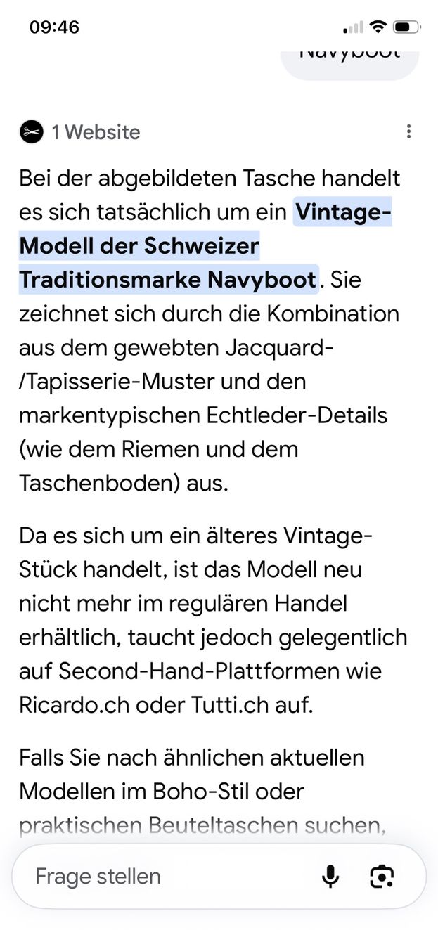 Navyboot Borse da donna: NAVYBOOT Vintage - Tasche – Usato da Allenwinden venduto da Obalu 4