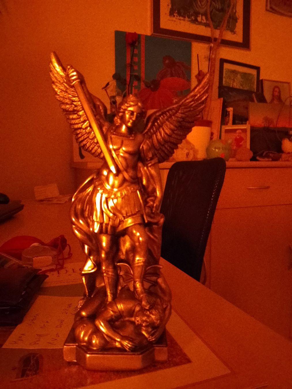 Figurines: Statue Erzengel Michael – D'occasion à Weinfelden par PaterPio1968