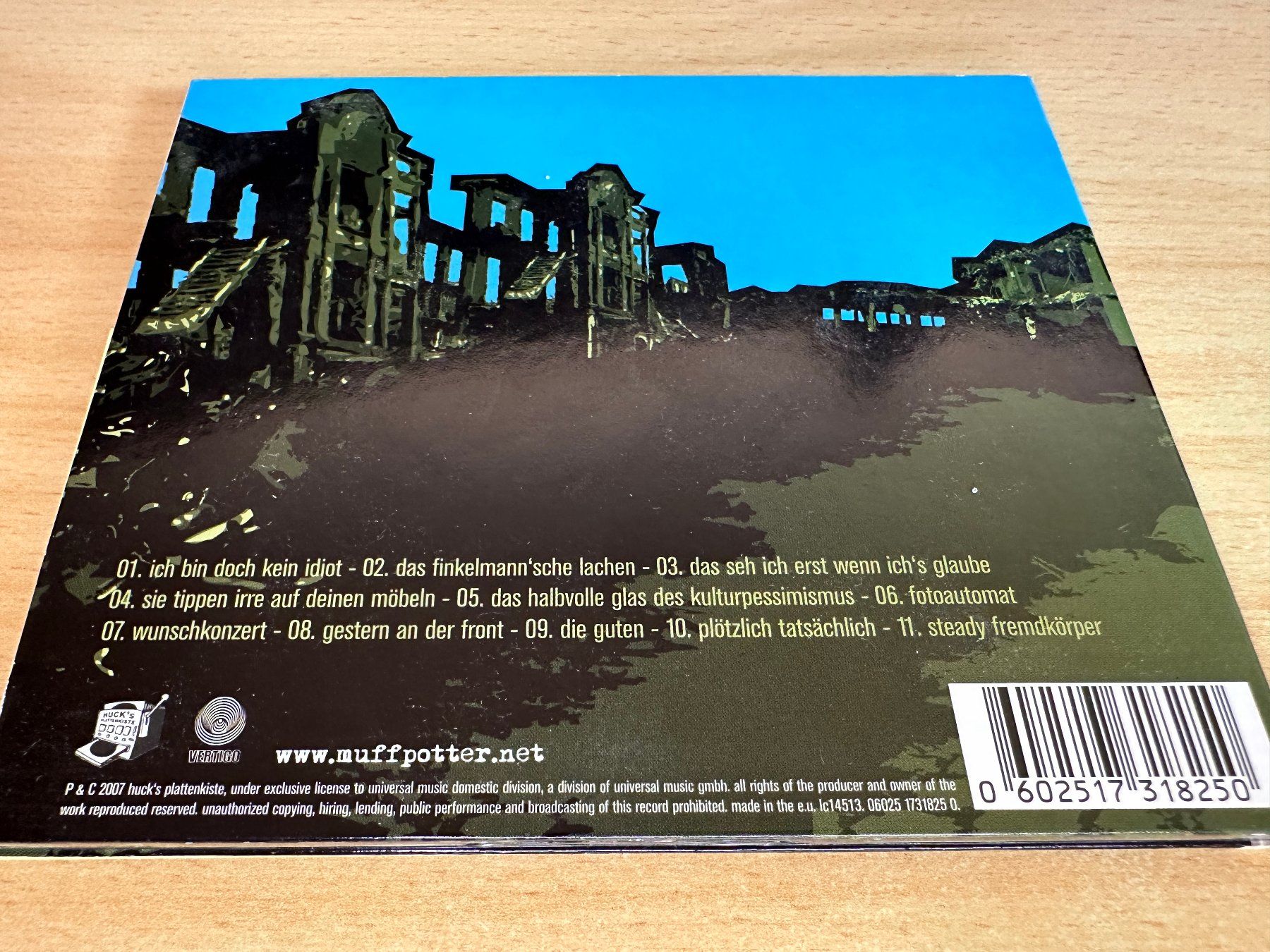 CD: Muff Potter – Steady Fremdkörper – Usato da Rikon im Tösstal venduto da Alpenmutz 1
