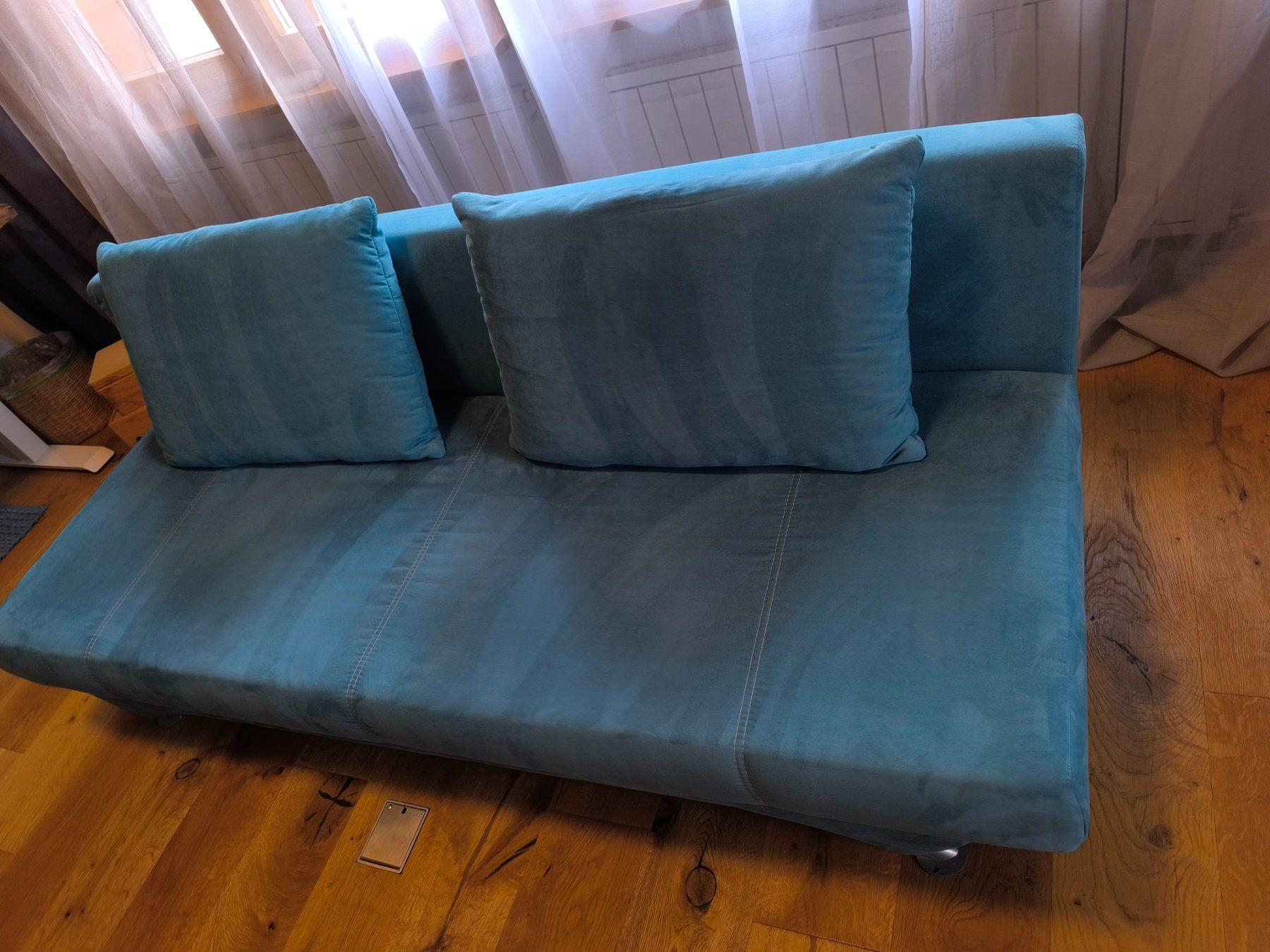 Divani: Bettsofa blau Alkantara – Usato da Altstätten SG venduto da alumnijon 1