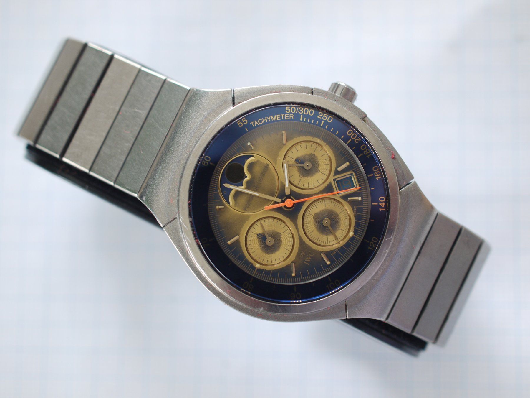 IWC Orologi: IWC Porsche Design Moonphase Ref.3748 Ø 36mm – Usato da Gross venduto da Retro20