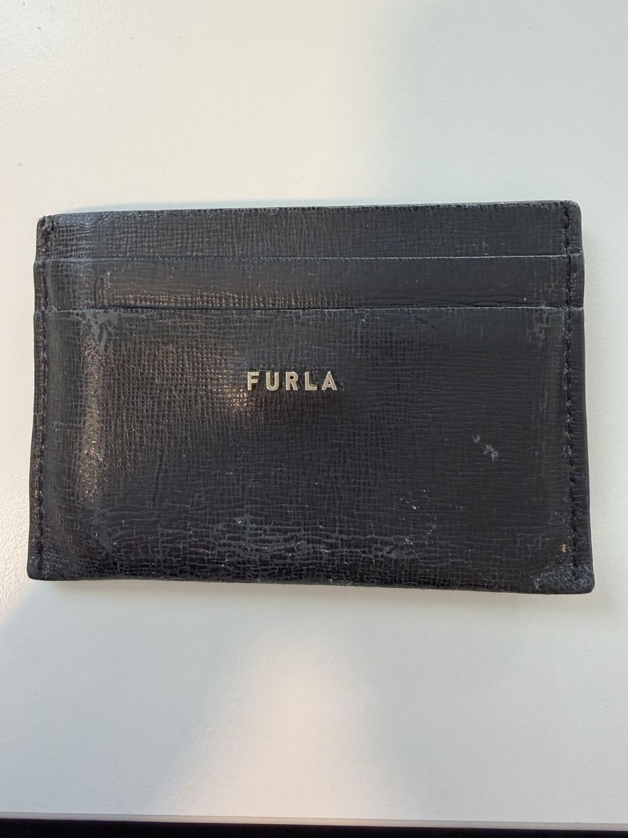 Furla Brieftaschen: Kartenetui Furla Leder schwarz gebraucht – Gebraucht aus Wettingen von sabzbi