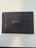 Kartenetui Furla Leder schwarz gebraucht