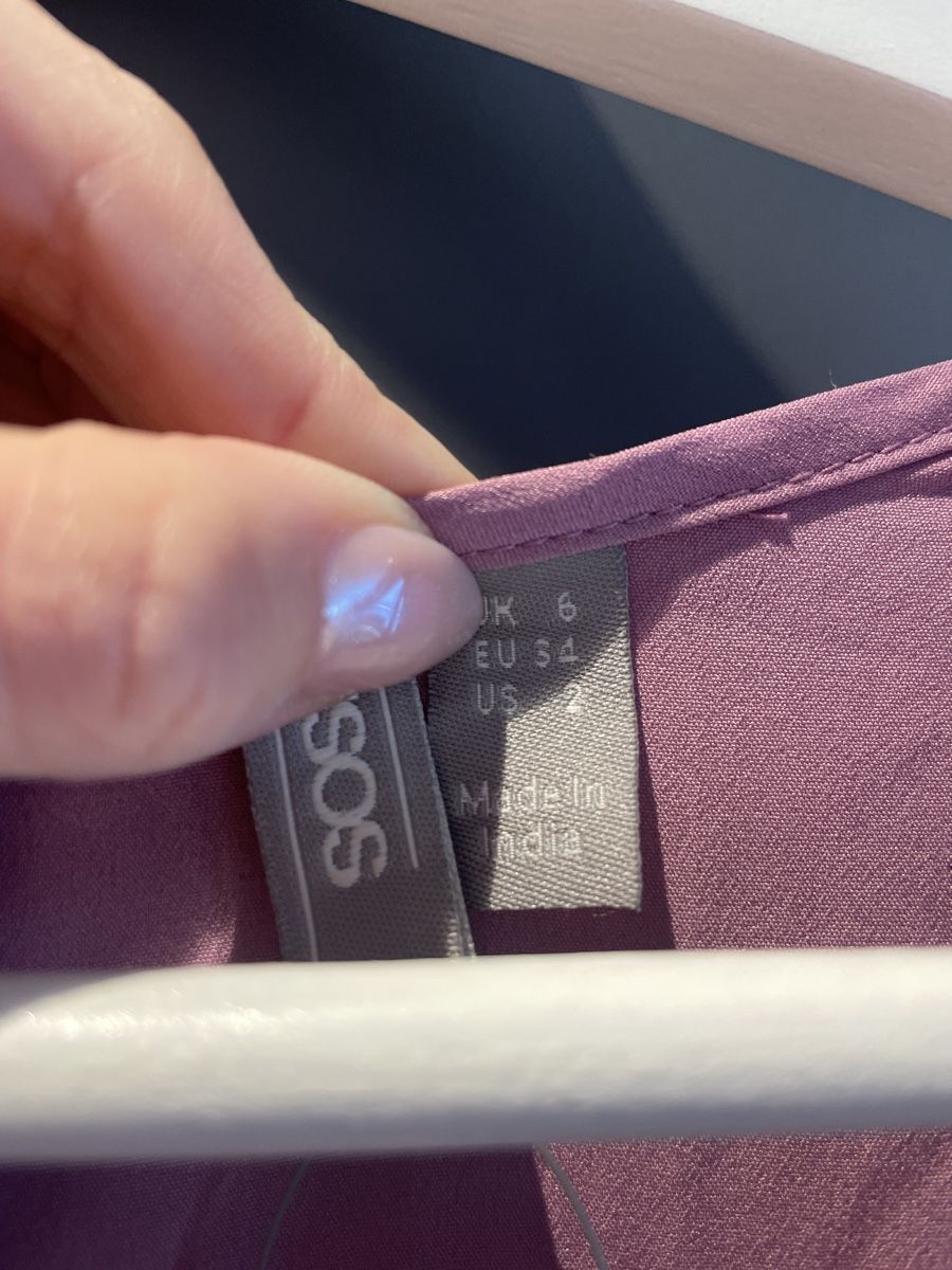 Asos Tute: Lila Overall von Asos, Gr. 34 – Nuovo e nell'imballaggio originale da Arbon venduto da llaauraa 5