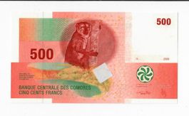 Banknote Comoren/Komoren 500 Francs, 2006, UNZ