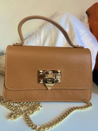 Kleine Tasche, cognac/braun, 19x12x6, praktisch NEU