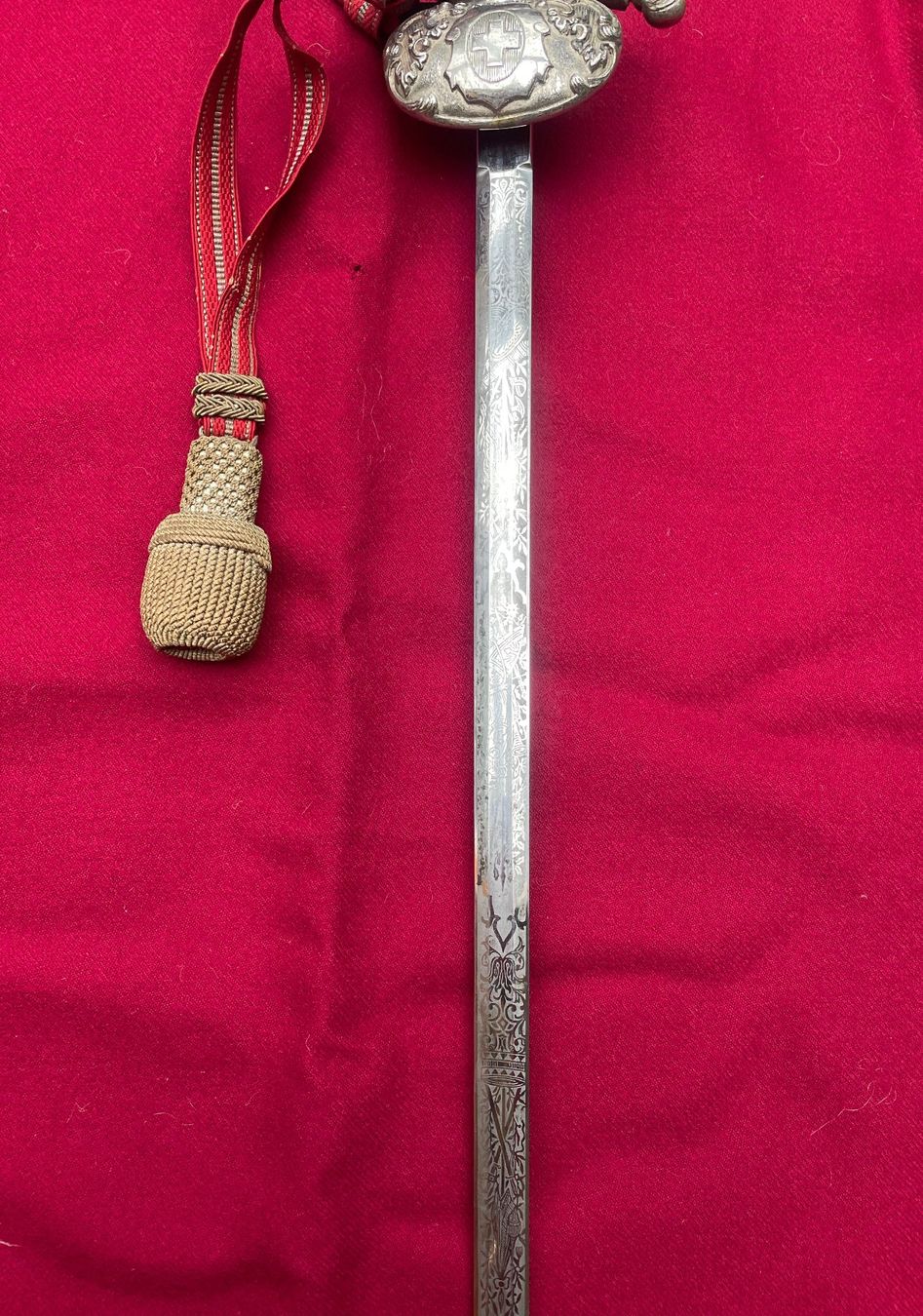 Altre raccolte & rarità: Feldprädiger Schwert Ord.1911. Epée d'aumonier. Originale – Usato da Versoix venduto da HELVETICA_1 4