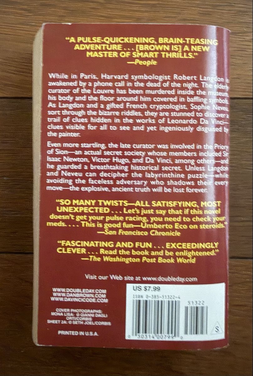 Livres: The Da Vinci Code - Dan Brown – D'occasion à Moosseedorf par smushpuff 1