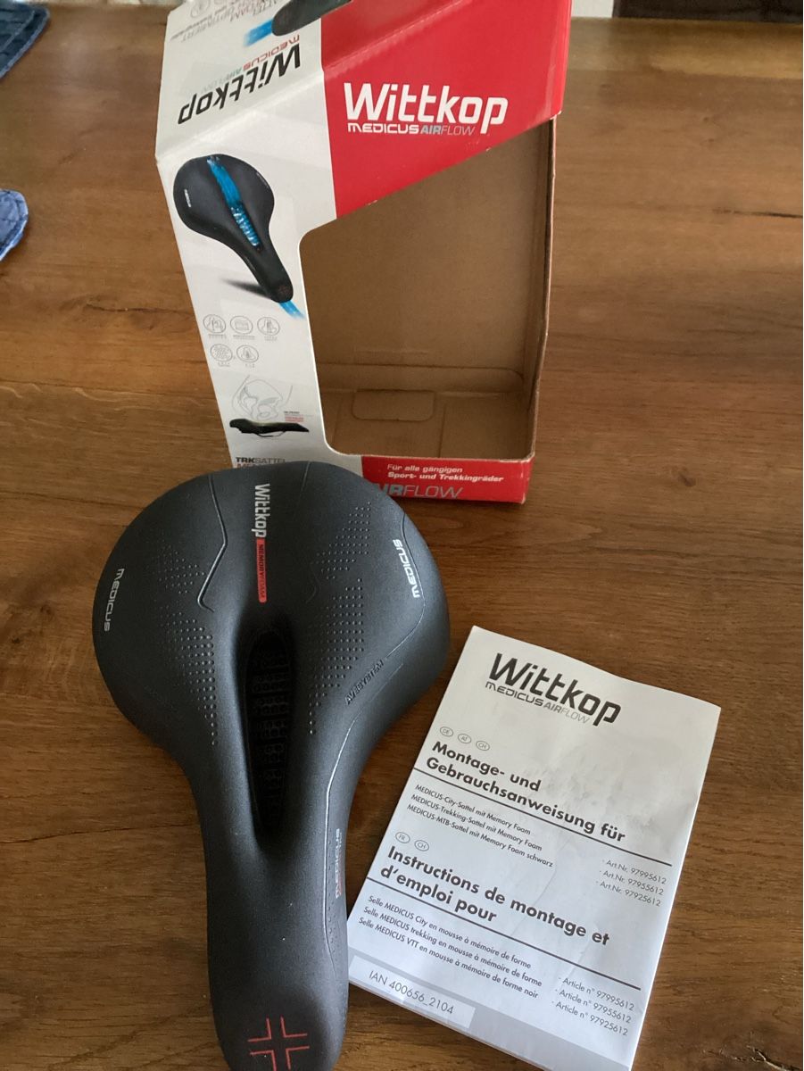 Ersatzteile: Super bequemer Medicus TRK Velosattel  – Neu (gemäss Beschreibung) aus Buchberg von LA4EEE 3