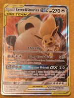 Eevee & Snorlax GX - Pokemon Team Up Ultra Rare - 120