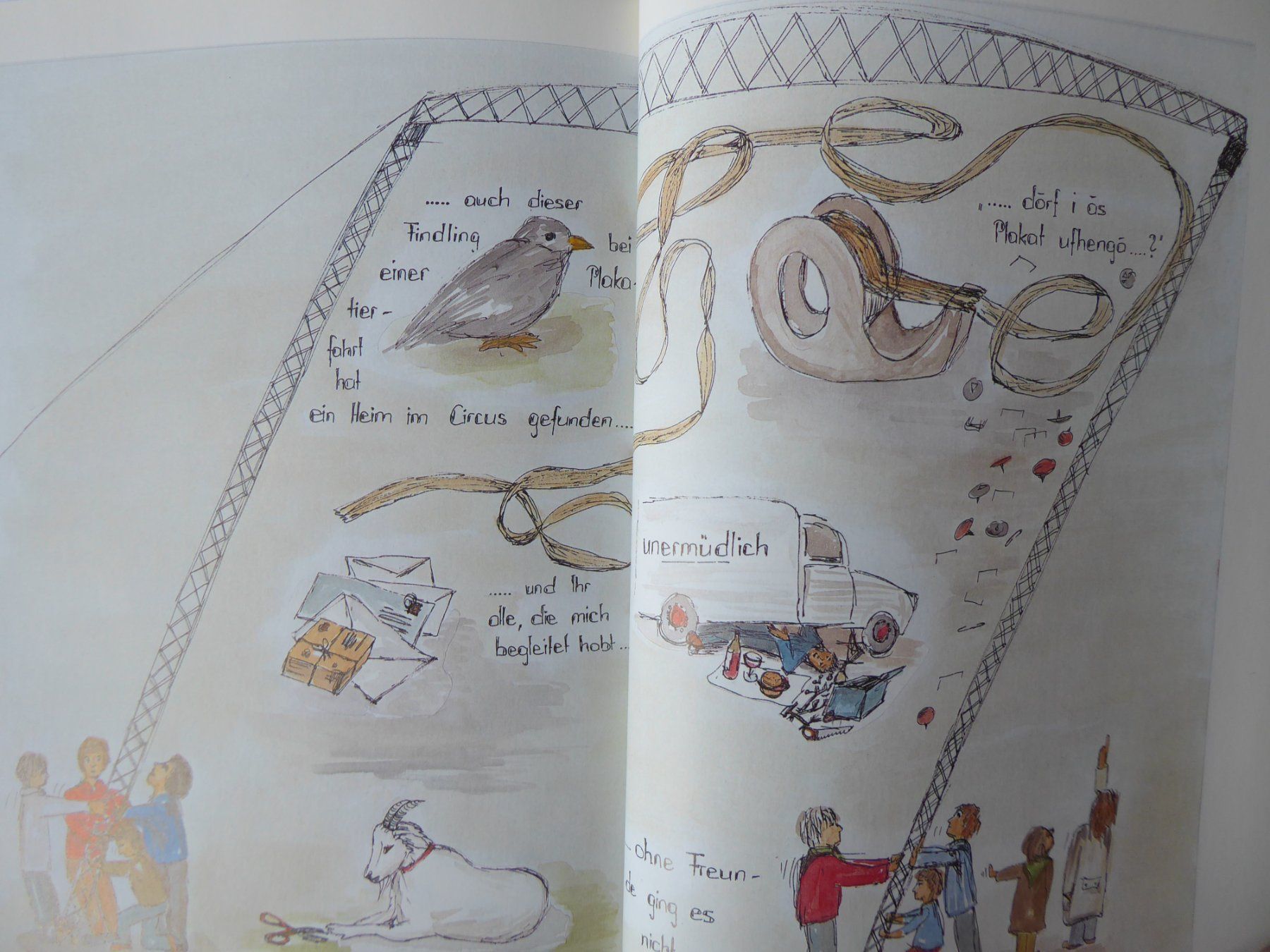 Libri: Schönes Zirkusgeschichte Buch: Adieu Freunde – Usato da Turbenthal venduto da Panau 3