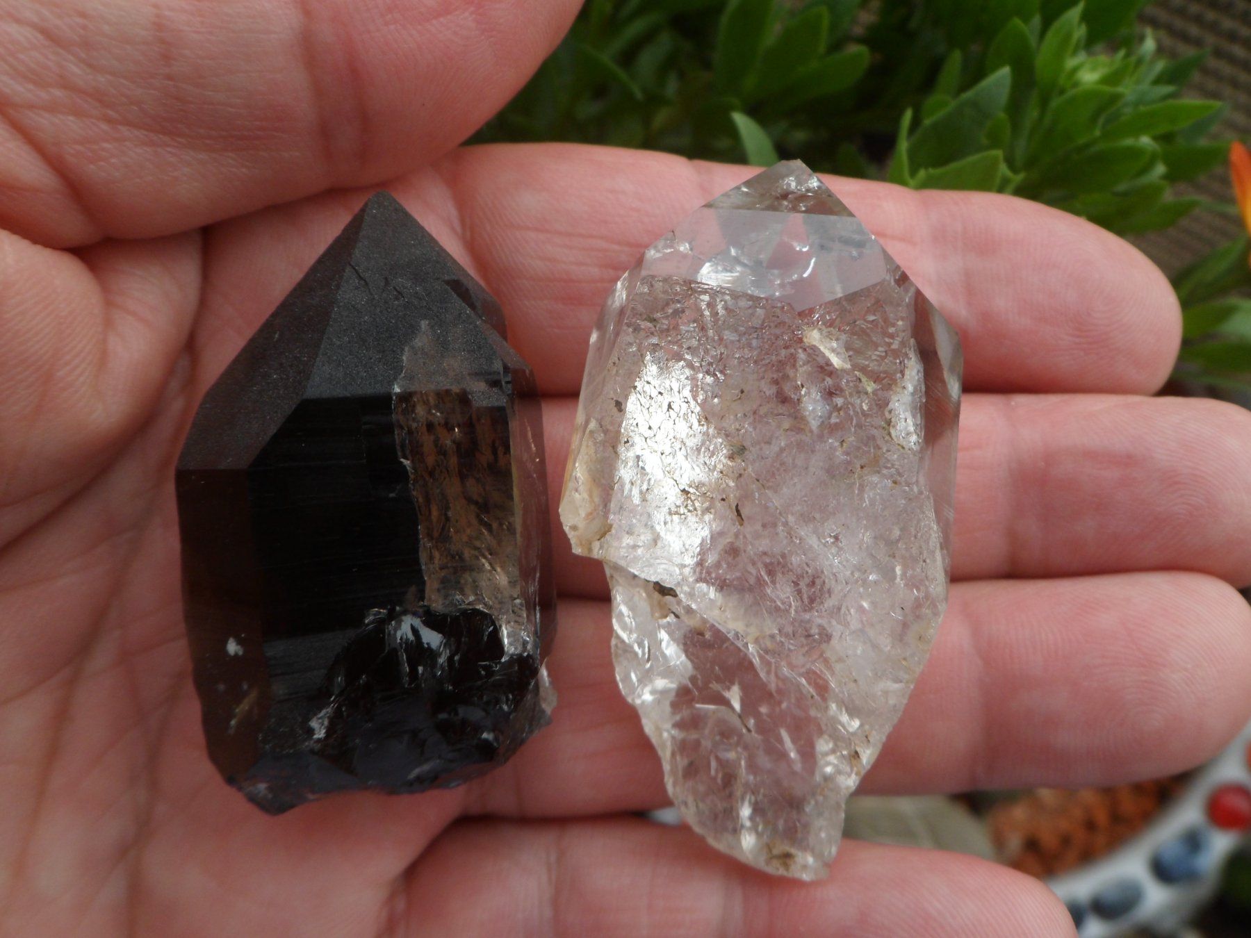 Minerali & Pietre curative: Morion + Bergkristall Schweiz – Usato da Affoltern am Albis venduto da Fossil60 3