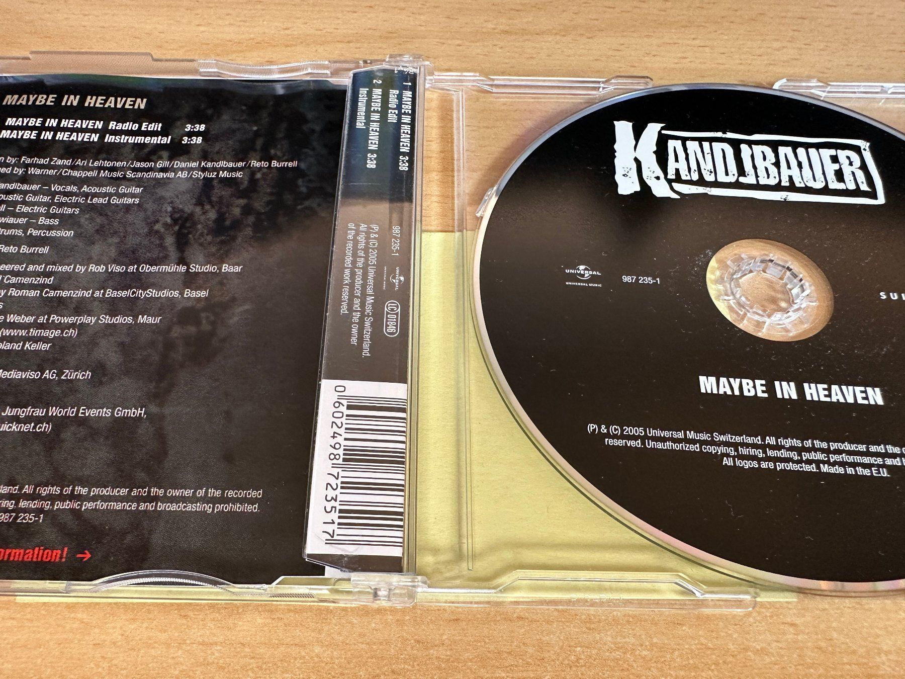 CDs: Kandlbauer – Maybe In Heaven - Single CD – Gebraucht aus Rikon im Tösstal von Alpenmutz 1