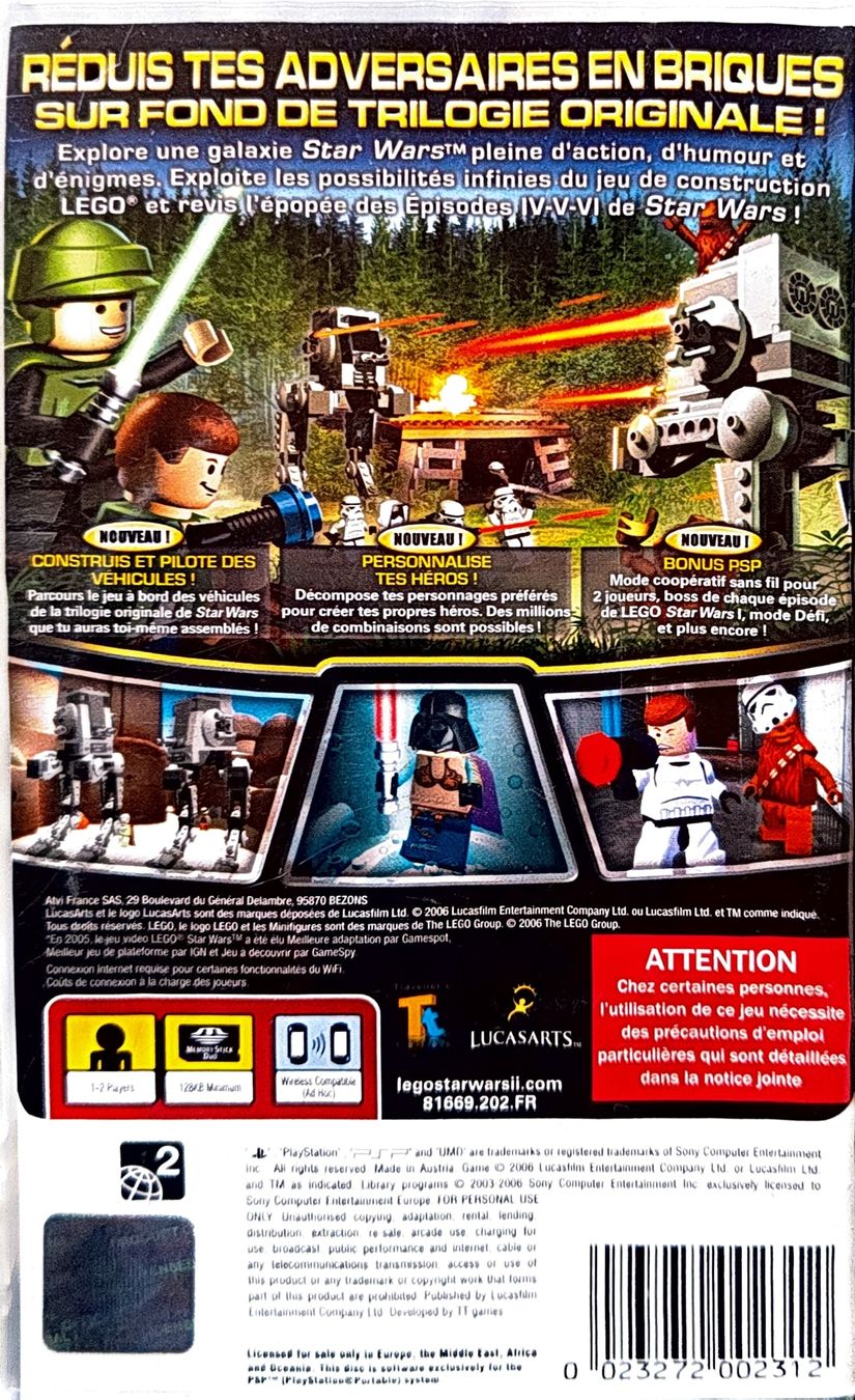 Lego Star Wars II The Original Trilogy PSP (Gebraucht) in