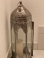 Orientalische Metall-Laterne mit Glaseinsätzen dekorativ u