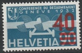 Flugpost, 40 a. 90 Rp Aufbrauchsausgabe, postfrisch