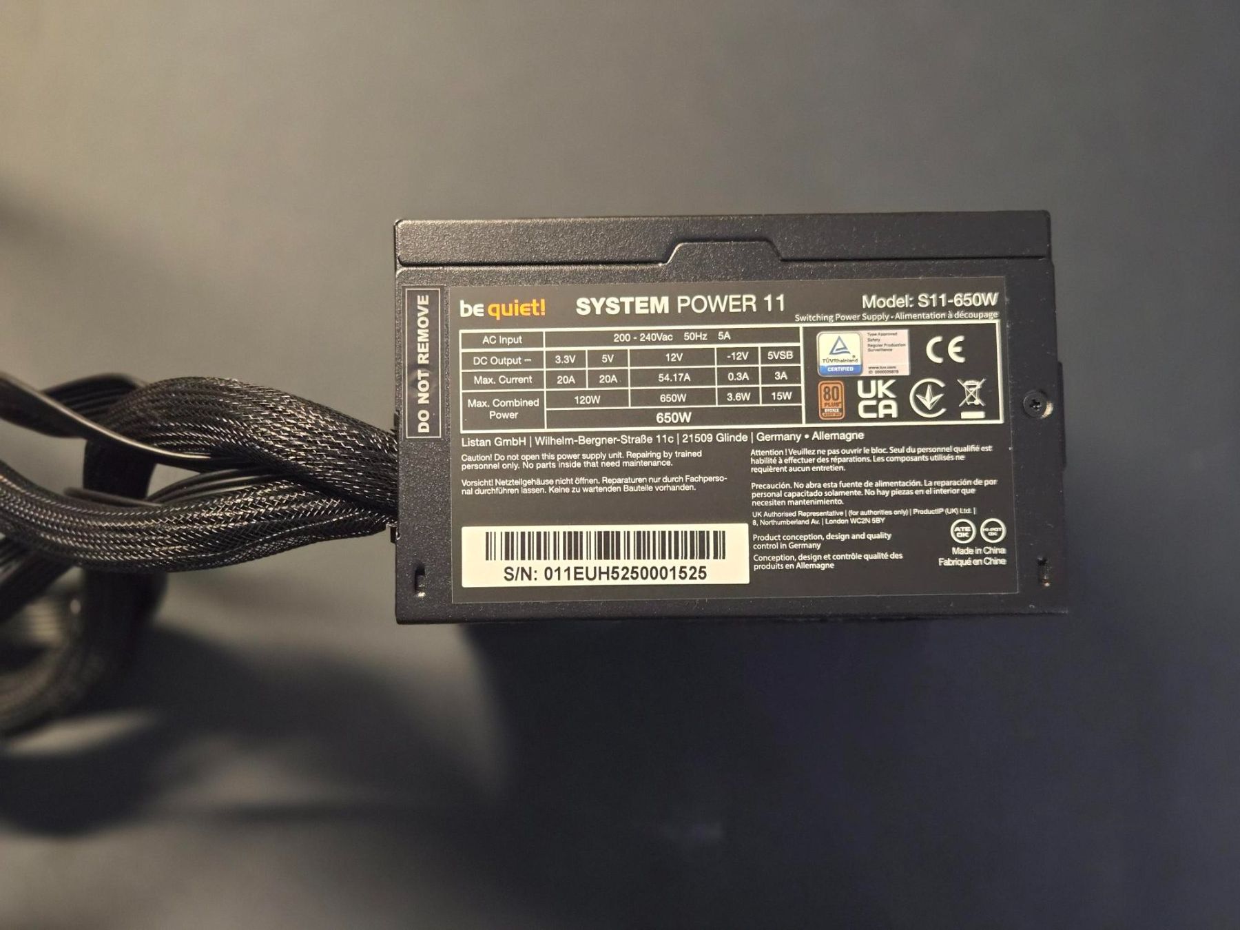 PCs: be quiet! Netzteil System Power 11 650 W – Gebraucht aus Uster von falangdoi 1