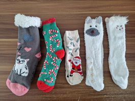 Weihnachtssocken neu one size