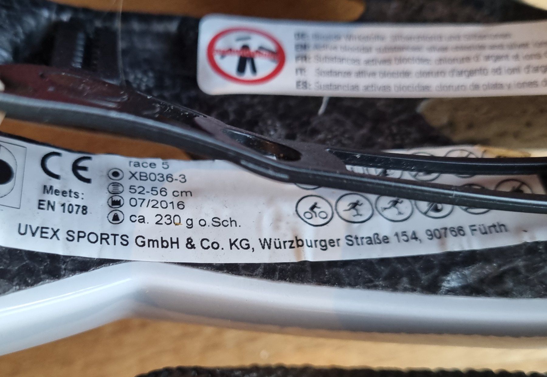 Uvex Caschi: Velohelm Uvex Race 5 – Usato da Brütten venduto da gupi1717 5