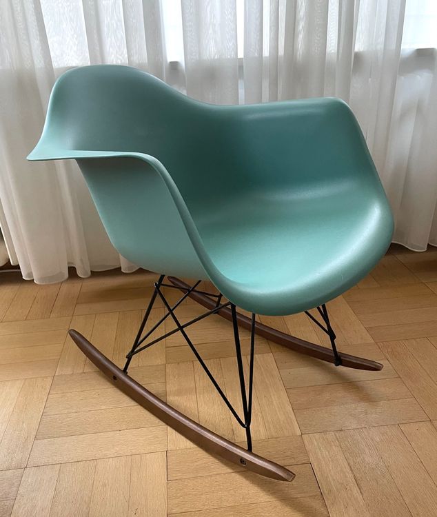Rocking Chair Eames NACHBAU! türkis Schaukelstuhl Kinder (Gebraucht