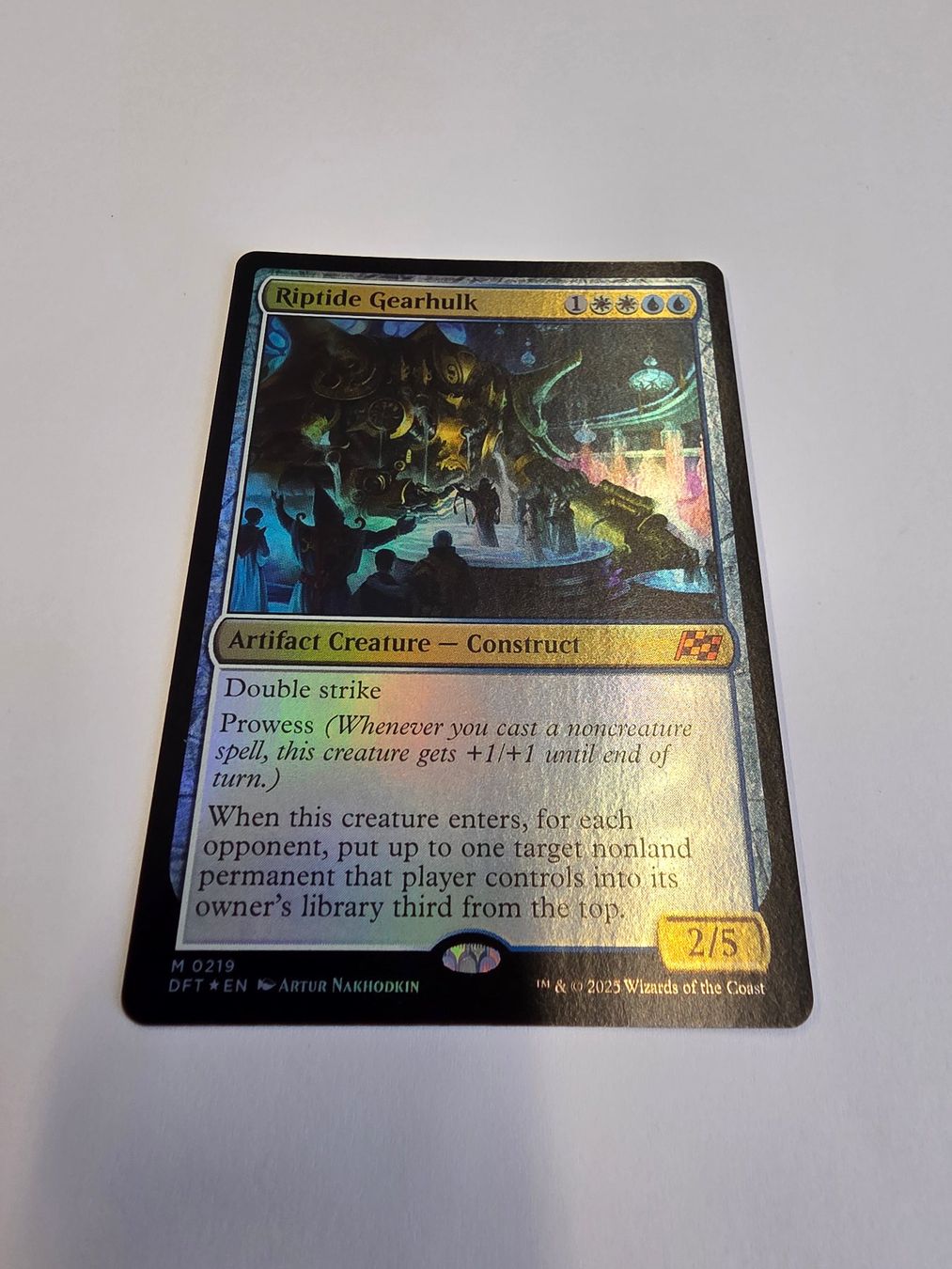 Magic The Gathering Carte collezionabili: MTG -DFT- Karte: Riptide Gearhulk - FOIL – Nuovo (secondo la descrizione) da Mörigen venduto da Gadgeteer 2