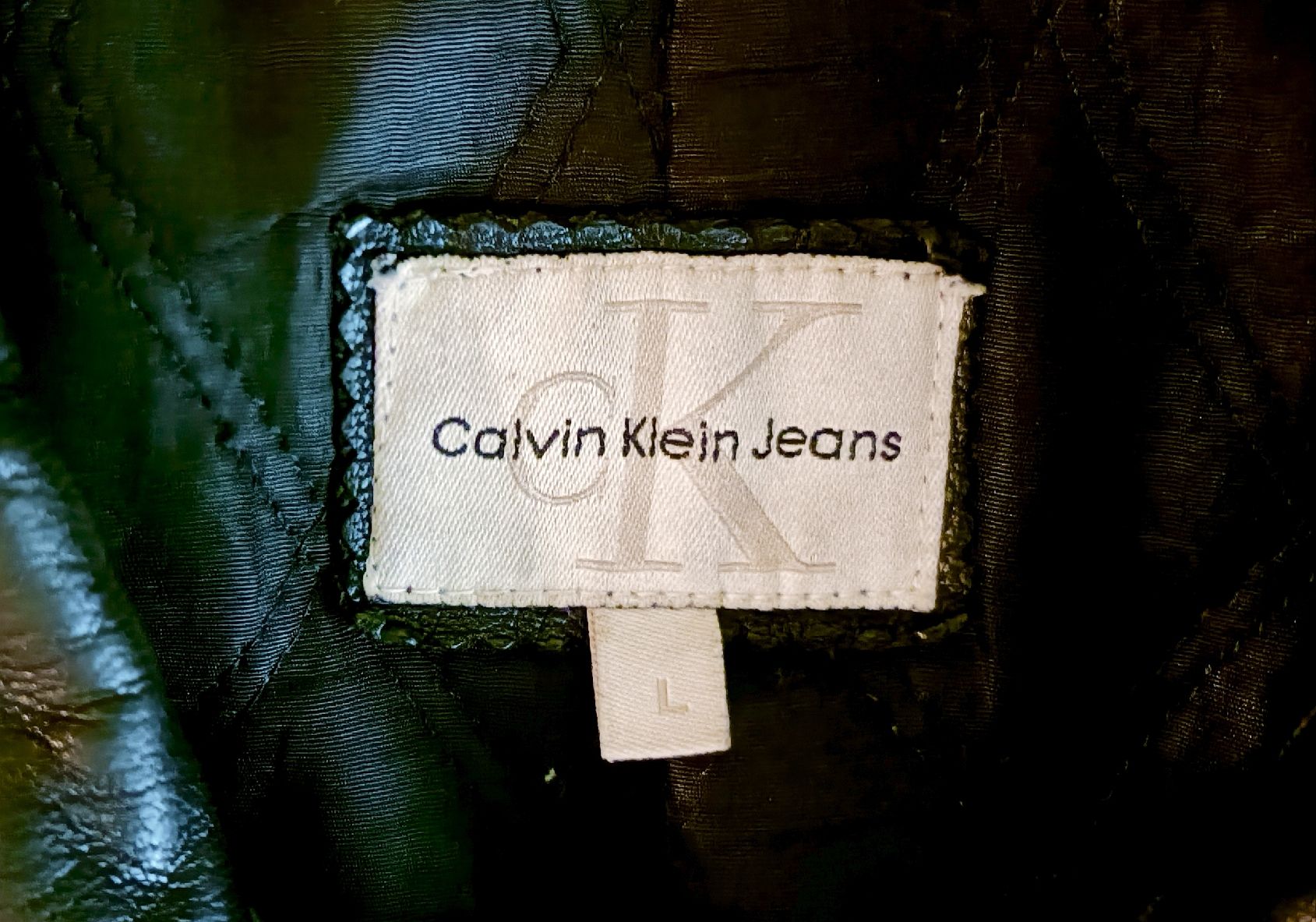 Calvin Klein Giacche: CALVIN KLEIN Lederjacke L schwarz – Usato da Luzern venduto da cryptonic79 1