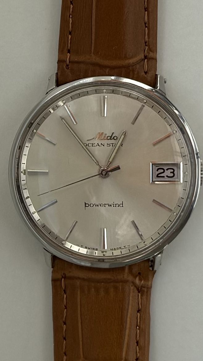 Mido Montres: Mido Ocean Star Automatic Powerwind 35,5 mm mit Krone  – D'occasion à Zürich par Fidel59 8