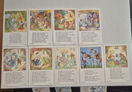  9 Vintage Ars Sacra Sammelkarten / Fleißbildchen
